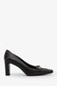 Stuart Weitzman Brown Leather Square Toe Heels Size 8.5