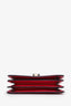 Bvlgari Red Leather Serpenti Top Handle Bag