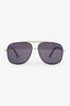 Tom Ford Gold Tone Frame Aviator Sunglasses