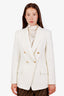 A.L.C. White 'Sedgwick II' Double Breasted Blazer Size 4