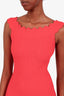 Jonathan Simkhai Red Off The Shoulder Knit Midi Dress Size XS