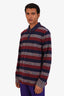 Missoni Multicolour Striped Long Sleeve Polo Shirt Size XL Men's