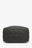 Christian Dior Green Cannage Leather Medium Toujours Tote With Pouch