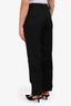 Comme des Garcons Black Wool Pleated Panelled Pants Size M