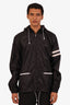 Gucci Black Nylon GG Zip-Up Jacket Size 54 Mens