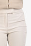 Celine Beige Twill Capri Pants Size XS