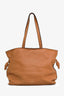 Loewe Brown Leather Flamenco Knot Shoulder Bag