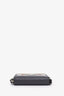 Fendi Grey Leather Monster Compact Wallet with Chain