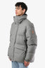 Moncler Grenoble Grey Down Gresson Puffer Jacket Size L Mens
