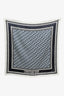 Dior Navy/Cream Oblique Diortwin Square Scarf 70