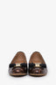 Salvatore Ferragamo Brown Patent Leather Vara Bow Block Heels Size 6.5