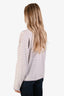 Adanola White/Multi Striped Logo Long Sleeve Top Size XS