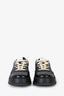 Gucci Black/White Leather GG Embossed Platform Sneakers Size 11 Mens