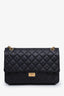 Pre-loved Chanel™ 2011-12 Black Lambskin Reissue Double Flap Bag