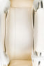 Christian Dior Silver Metallic Leather Diorever Medium Top Handle with Strap