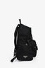 Prada Black Re-Nylon & Saffiano Leather Backpack