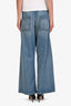 Nili Lotan Blue Faded Denim Wide Leg 'Megan' Jeans Size 30