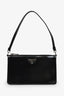 Prada Black Brushed Leather Spazzolato Mini Bag