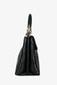 Roberto Cavalli Black/Beige Python Leather Top Handle Bag with Strap