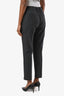 Brunello Cucinelli Grey Checkered Elastic Waist Trousers Size 4 US