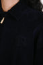 Miu Miu 2024 Navy Blue Corduroy Blouson Jacket Size 40