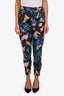 Louis Vuitton 2019 Multicolour Brush-Paint Patterned Tapered Pants Size 38