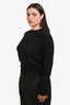 Hermès Black Wool H Crewneck Sweater Size 42