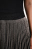 Christian Dior Black/Metallic Knit Sleeveless Gown Size 10