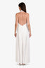Source Unknown White Sleeveless Maxi Dress Size S