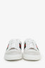 Gucci White Leather Studded Ace Sneaker Size 8 Mens