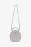 Goyard Silver Goyardine Coated Canvas Alto Hat Box Trunk Bag With Strap