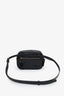 Saint Laurent Black Patent Calfskin Crocodile Embossed Monogram Lou Camera Bag