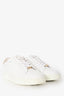 Jimmy Choo White Leather Sneakers Size 36.5