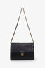 Pre-loved Chanel™ 2002-03 Black Quilted Lambskin Single Flap Bag