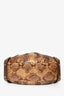 Gucci Gold/Beige Leather and Python Pelham Hobo Bag