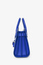 Saint Laurent Electric Blue Smooth Leather Nano Sac de Jour