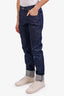 Gucci Dark Blue Tapered Leg Cuffed Jeans Size 32 Mens