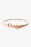 Hermès 18k Rose Gold and Diamond 'Galope' Bangle Bracelet