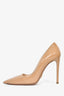Prada Nude Saffiano Leather Pointed Toe Heel Size 39