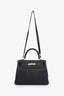 Hermès 2016 Black Togo Leather Kelly 28 Top Handle Bag With Strap