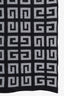Givenchy Grey Wool Cashmere Logo Scarf