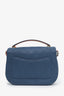Pre-loved Chanel™ 2016-17 Navy Caviar Quilted Leather Paris-Cuba Thread Around Flap Bag