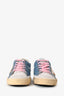 Golden Goose White Suede Light Blue Denim 'Superstar' Sneakers Size 37