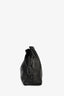 Loewe Black Leather Medium Flamenco Clutch with Leather + Canvas Strap