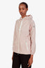 Moncler Pink Nylon Zip-Up Windbreaker Size 0