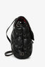 Pre-loved Chanel™ 2016-17 Black Lambskin Large Quilt Chesterfield Backpack
