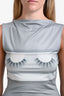 Acne Studios Blue Eyelash Tank Top Size M