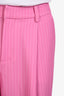 SER.O.YA Pink Pinstripe Messi Pant Size S