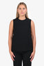 Alexander Wang Black Sleeveless Metal X Detail Top Size 4