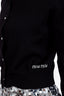 Miu Miu Black Wool Logo Bow Detail Cardigan Size 40
